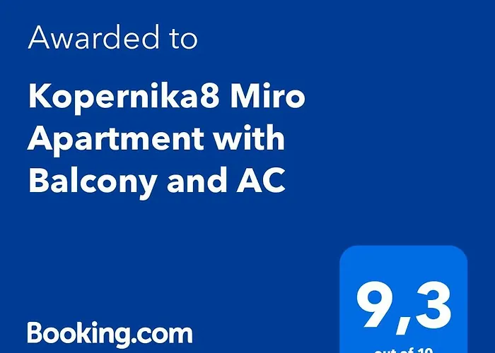 Kopernika8 Miro Apartment With Balcony And Ac